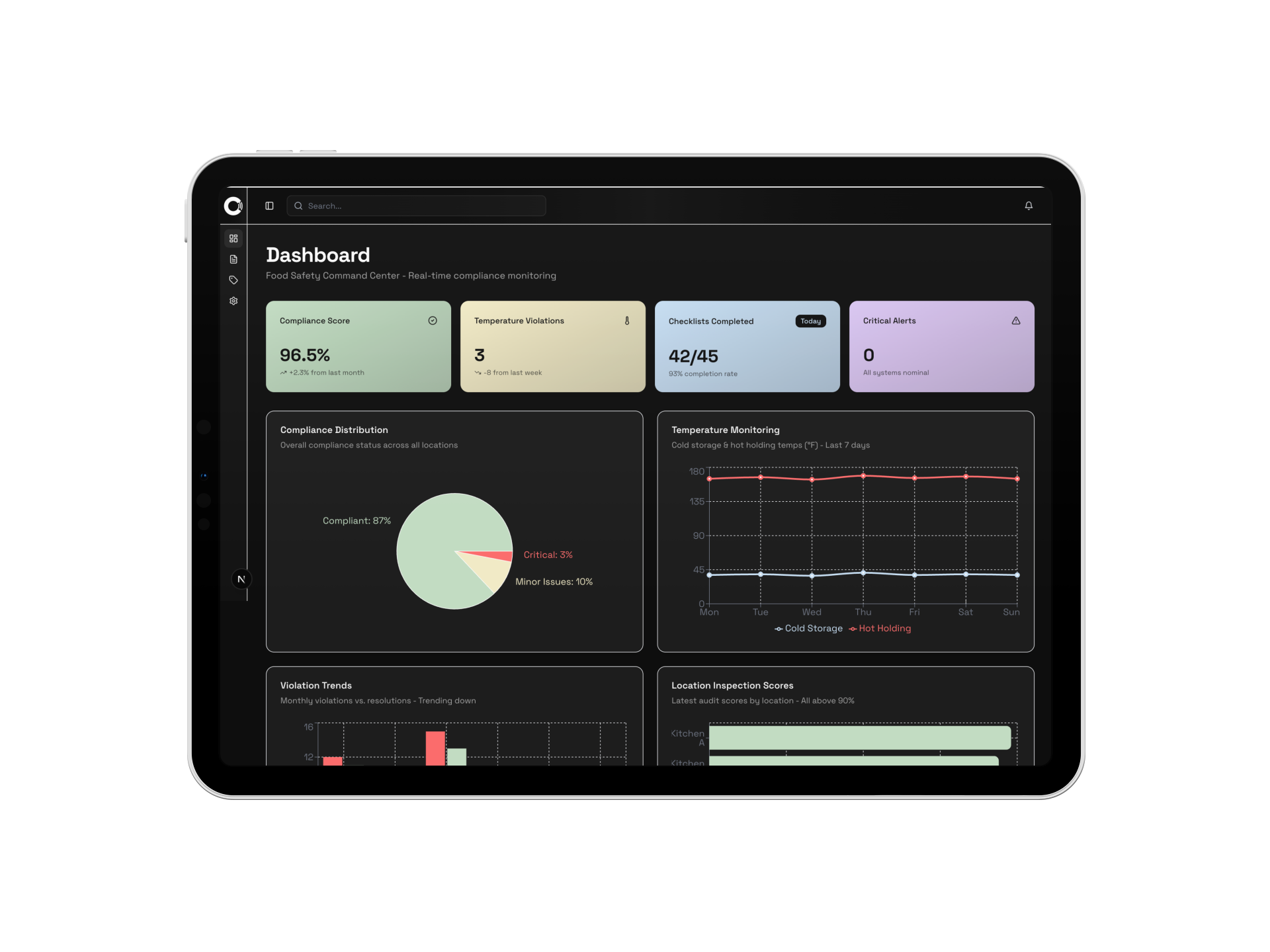 Checkit V7 on iPad Pro